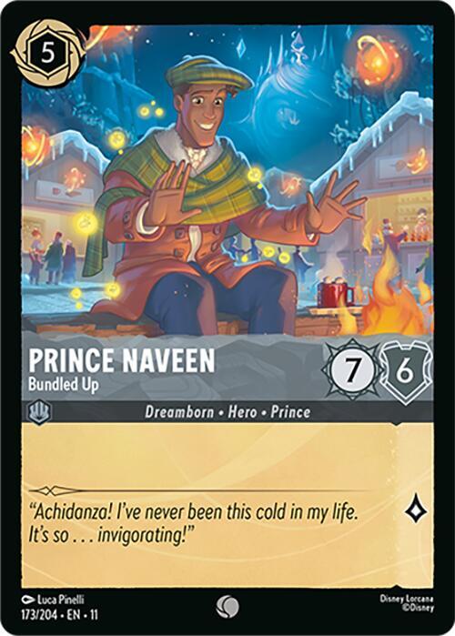 Prince Naveen Bundled Up 173/204 ()  - Cold Foil