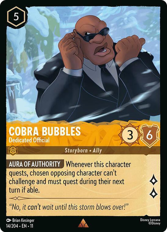Cobra Bubbles Dedicated Official 14/204 (Winterspell)  - Cold Foil