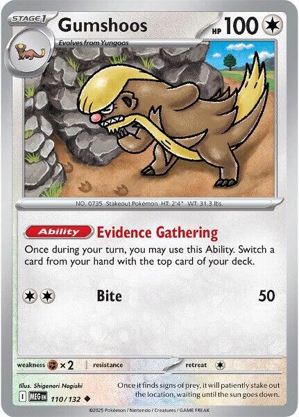 Gumshoos 110/132 (ME01: Mega Evolution) 