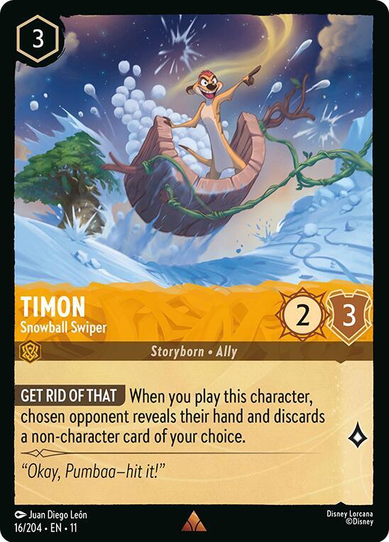Timon Snowball Swiper 16/204 (Winterspell)  - Cold Foil
