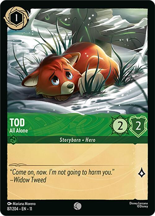 Tod, All Alone 87/204 (Winterspell) 