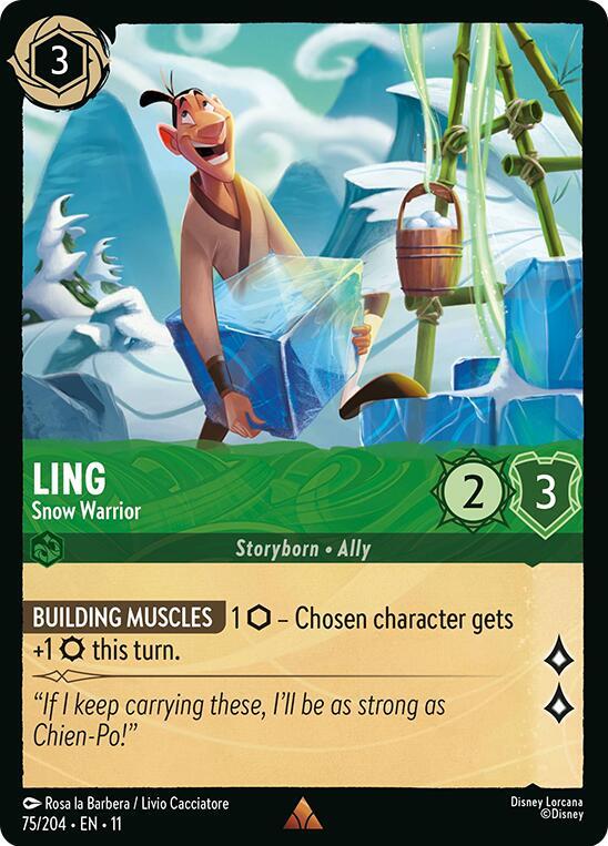 Ling Snow Warrior 75/204 (Winterspell) 
