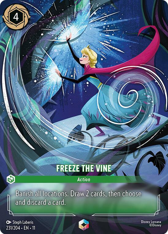 Freeze the Vine (Enchanted) 231/204 (Winterspell)  - Holofoil
