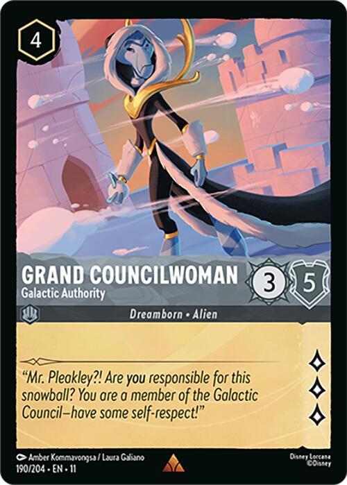 Grand Councilwoman Galactic Authority 190/204 ()  - Cold Foil