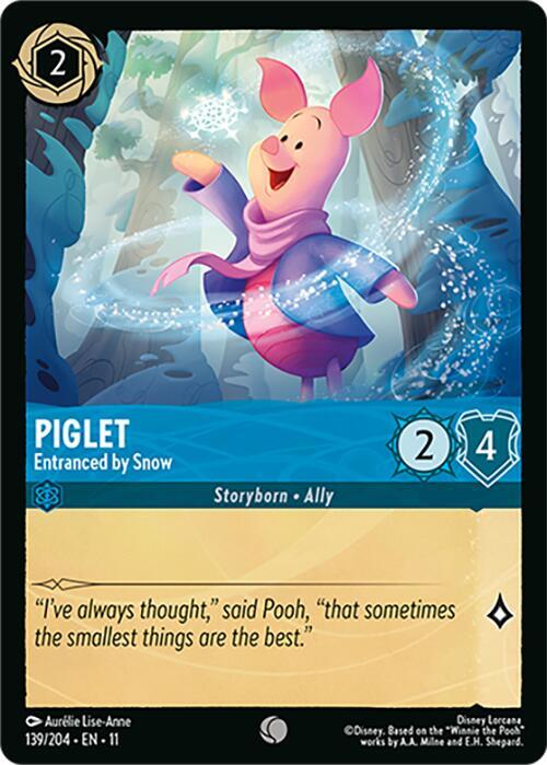 Piglet Entranced by Snow 139/204 (Winterspell) 