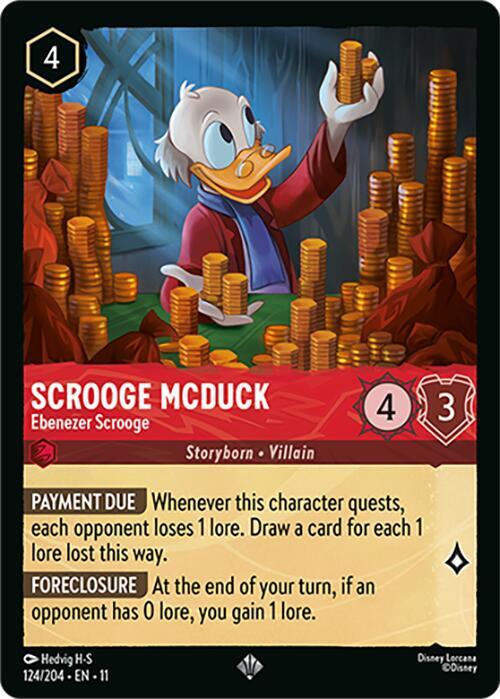 Scrooge McDuck Ebenezer Scrooge 124/204 (Winterspell) 