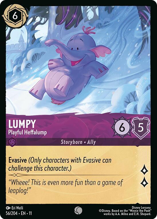 Lumpy Playful Heffalump 56/204 (Winterspell)  - Cold Foil
