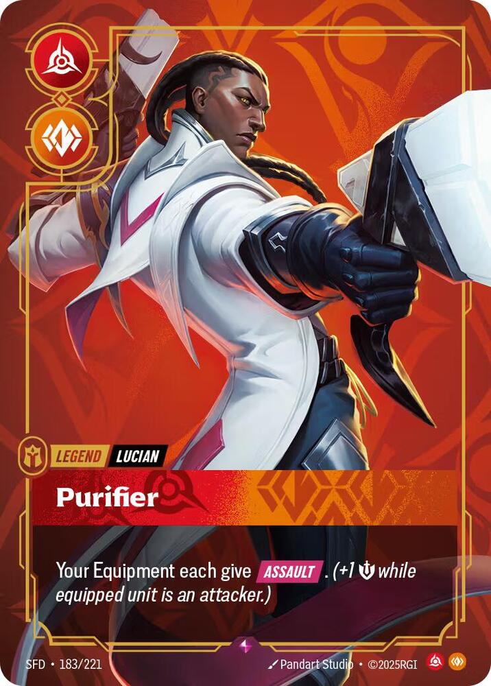 Lucian - Purifier 183/221 (Spiritforged)  - Foil
