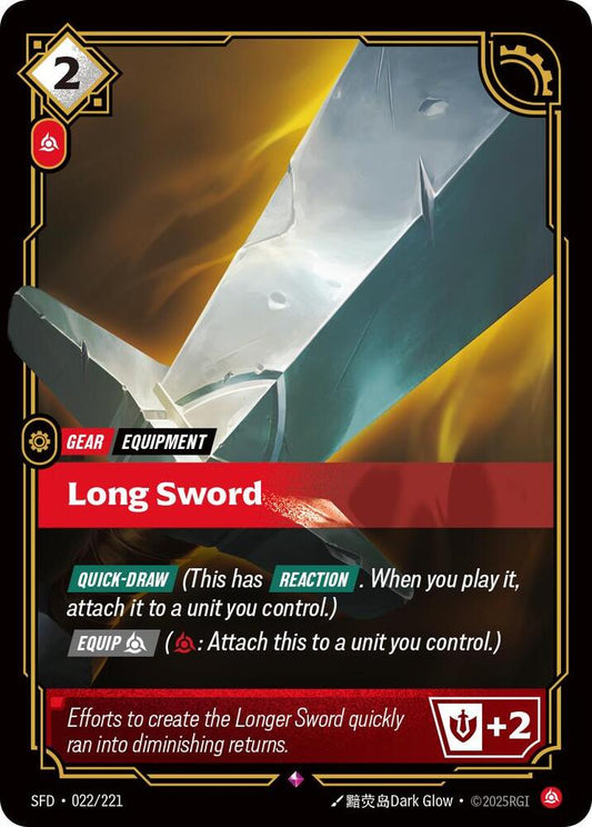 Long Sword 22/221 (Spiritforged)  - Foil