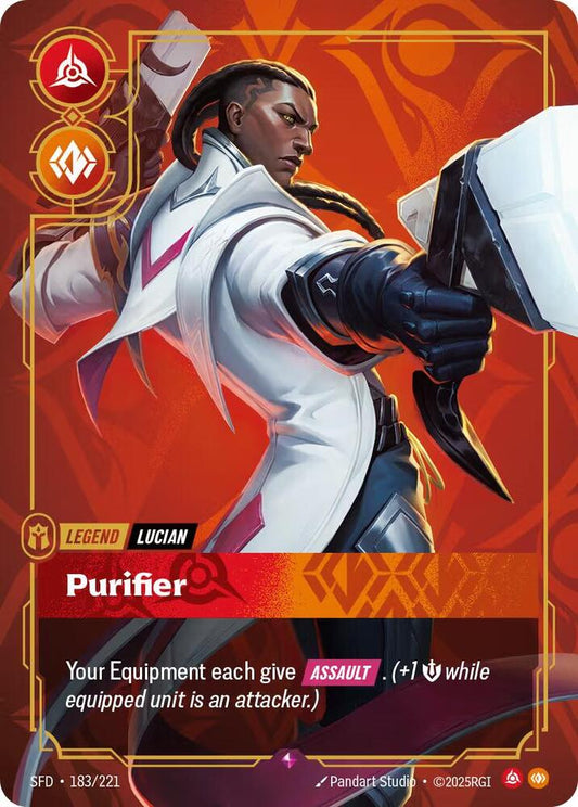 Lucian - Purifier 183/221 (Spiritforged)  - Foil