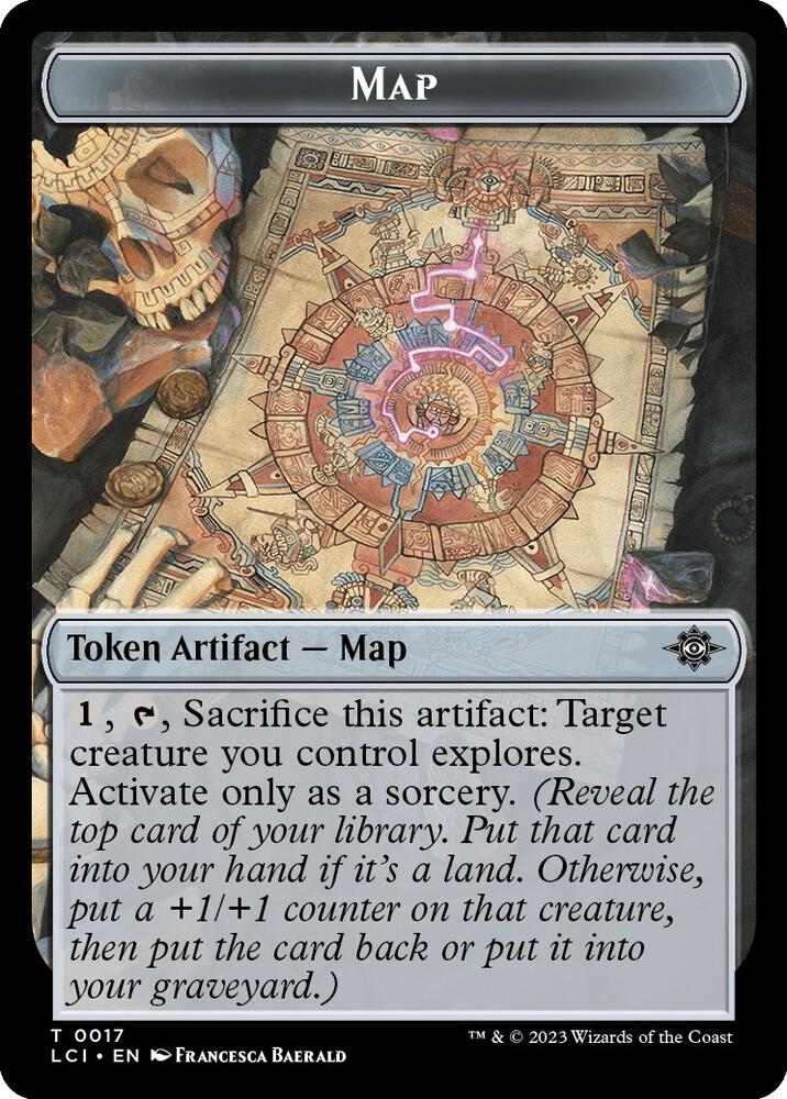 Map Token 17 (The Lost Caverns of Ixalan) 