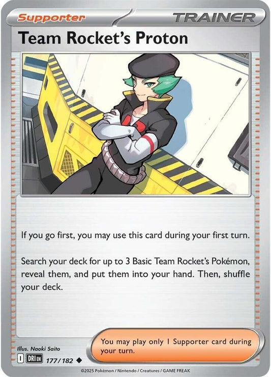 Team Rocket's Proton 177/182 (SV10: Destined Rivals) 