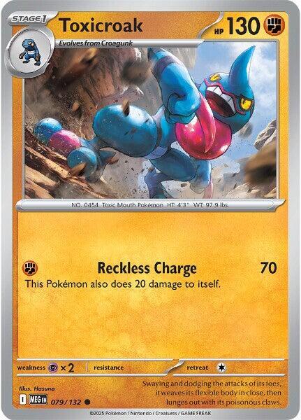 Toxicroak 079/132 (ME01: Mega Evolution) 