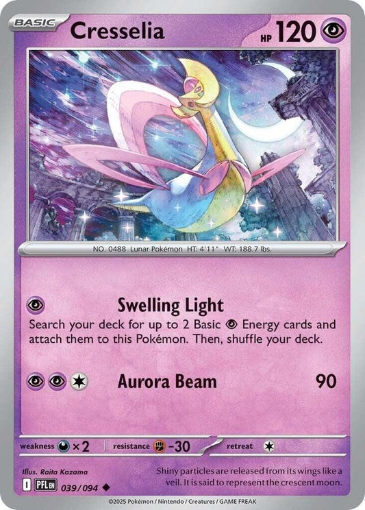 Cresselia 039/094 (ME02: Phantasmal Flames)  - Reverse Holofoil