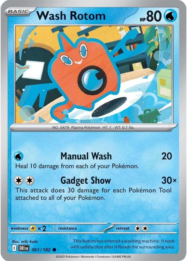 Wash Rotom 061/182 (SV10: Destined Rivals) 