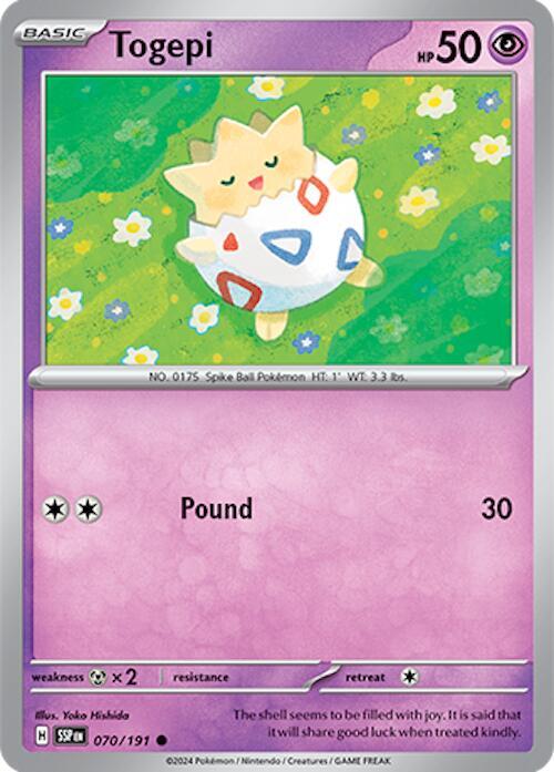 Togepi 070/191 (SV08: Surging Sparks) 
