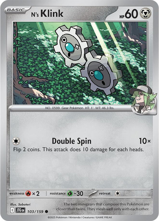 N's Klink 103/159 (SV09: Journey Together) 