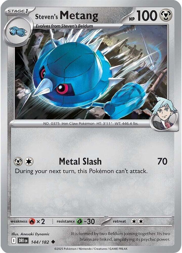 Steven's Metang 144/182 (SV10: Destined Rivals) 