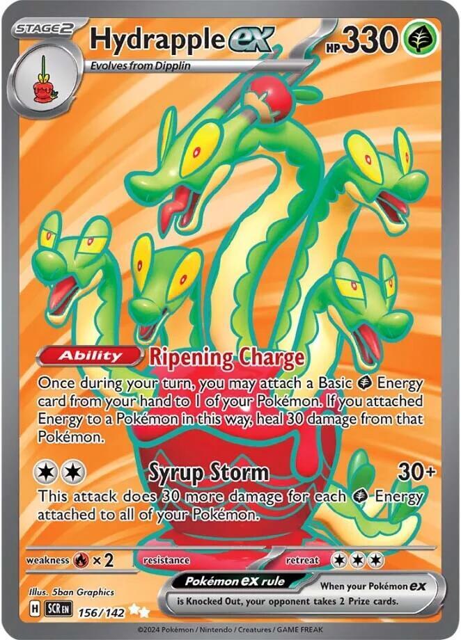 Hydrapple ex 156 142 156/142 (SV07: Stellar Crown)  - Holofoil