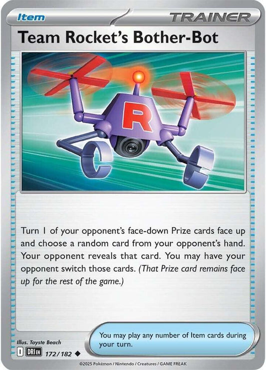 Team Rocket's Bother Bot 172/182 (SV10: Destined Rivals) 