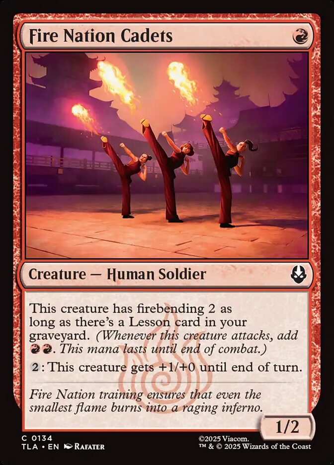 Fire Nation Cadets 134 (Avatar: The Last Airbender)  - Foil