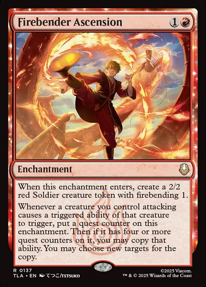 Firebender Ascension 137/286 (Avatar: The Last Airbender) 