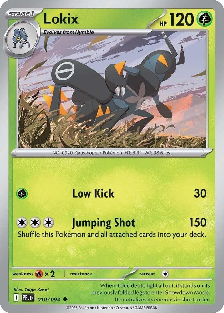 Lokix 010/094 (ME02: Phantasmal Flames)  - Reverse Holofoil