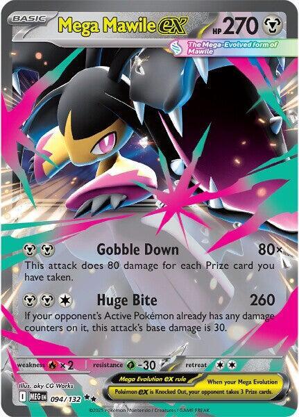 Mega Mawile ex 094 132 094/132 (ME01: Mega Evolution)  - Holofoil