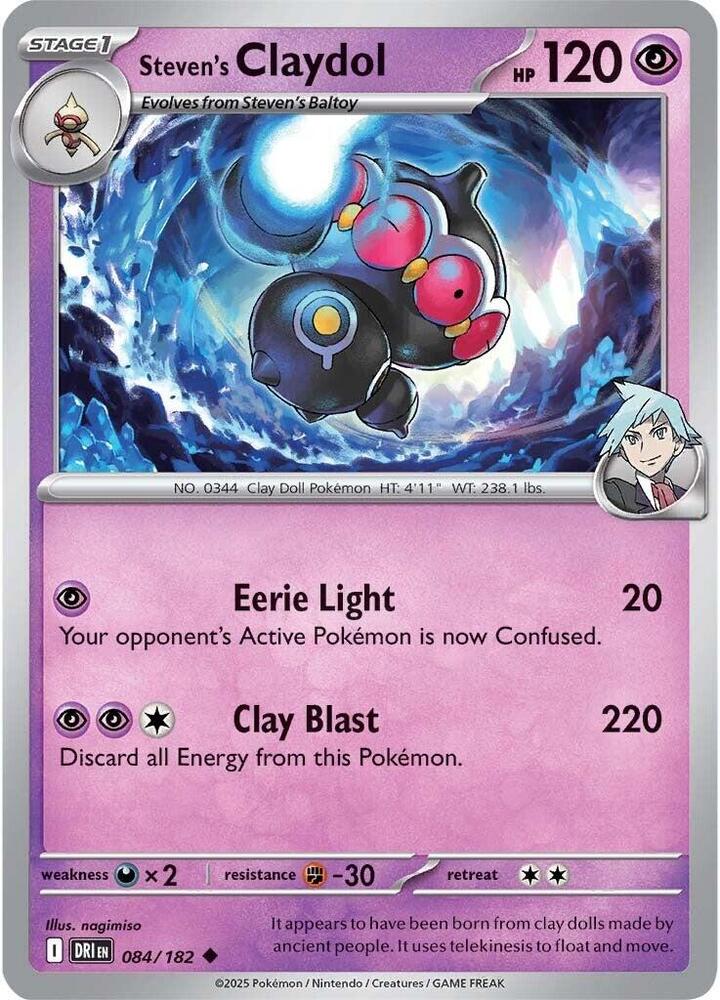 Steven's Claydol 084/182 (SV10: Destined Rivals) 