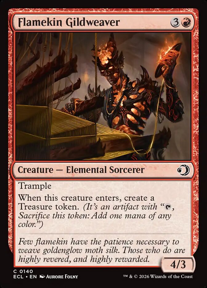 Flamekin Gildweaver 140/273 (Lorwyn Eclipsed) 