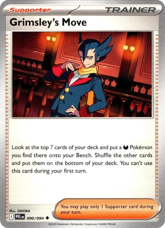 Grimsley's Move 090/094 (ME02: Phantasmal Flames)  - Reverse Holofoil