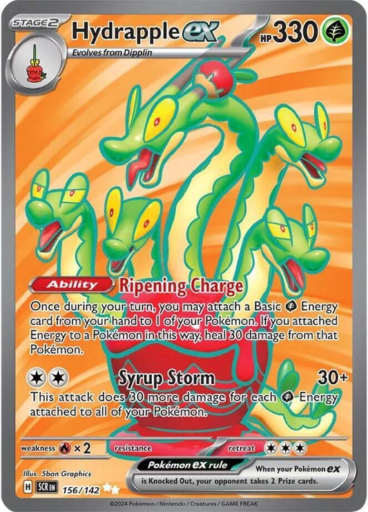 Hydrapple ex 156/142 (SV07: Stellar Crown)  - Holofoil