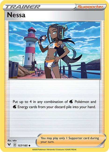 Nessa 157/185 (SWSH04: Vivid Voltage) 