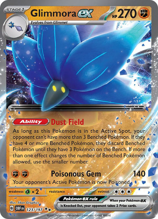 Glimmora ex 123/197 (SV03: Obsidian Flames)  - Holofoil