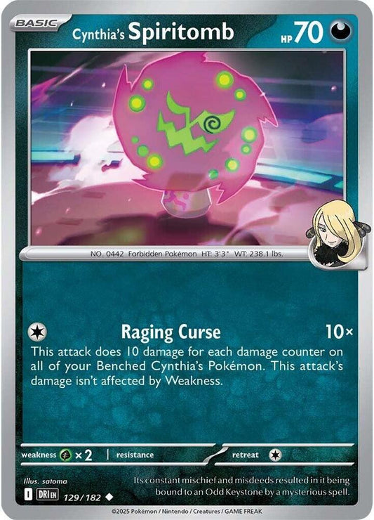 Cynthia's Spiritomb 129/182 (SV10: Destined Rivals) 