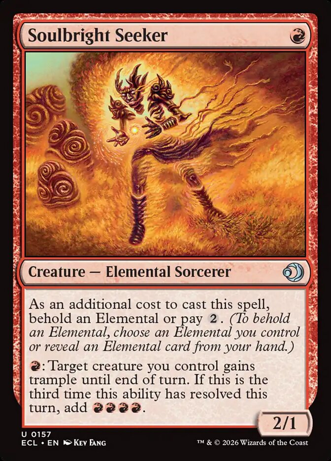 Soulbright Seeker 157 (Lorwyn Eclipsed) 