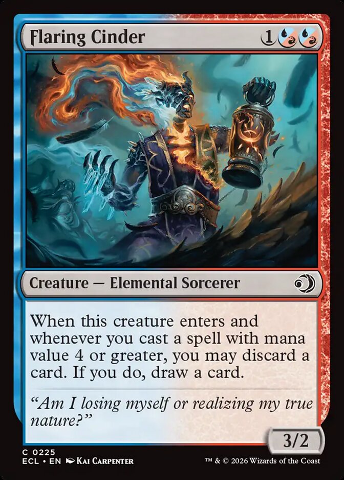 Flaring Cinder 225/273 (Lorwyn Eclipsed) 