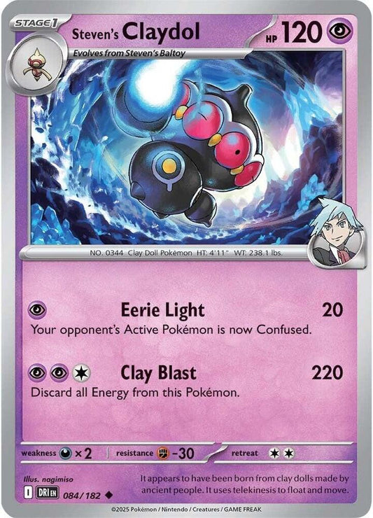 Steven's Claydol 084/182 (SV10: Destined Rivals) 