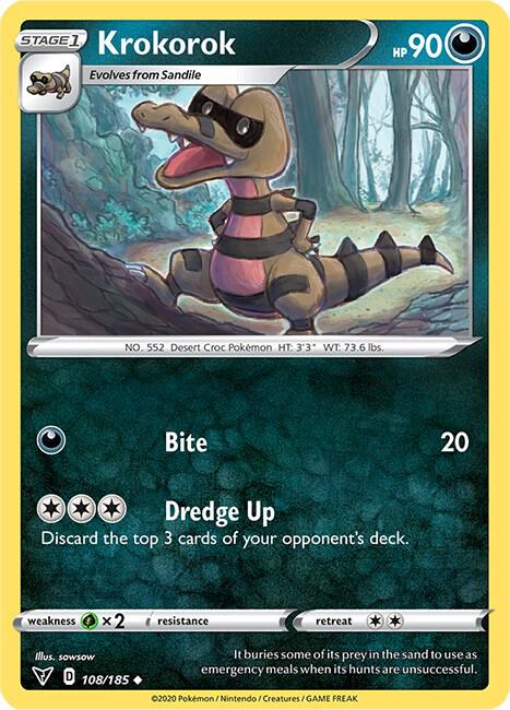 Krokorok 108/185 (SWSH04: Vivid Voltage) 