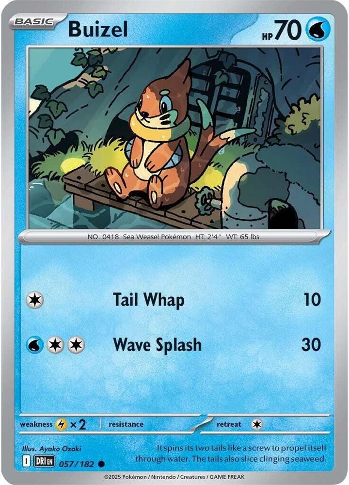 Buizel 057/182 (SV10: Destined Rivals) 
