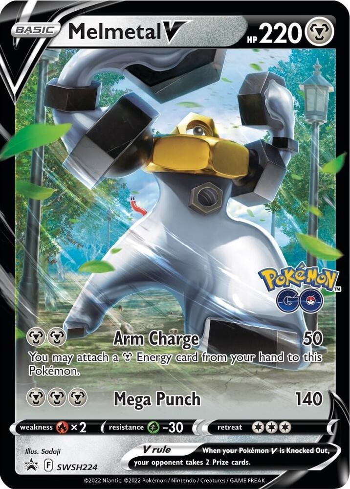 Melmetal V SWSH224 (SWSH: Sword & Shield Promo Cards)  - Holofoil
