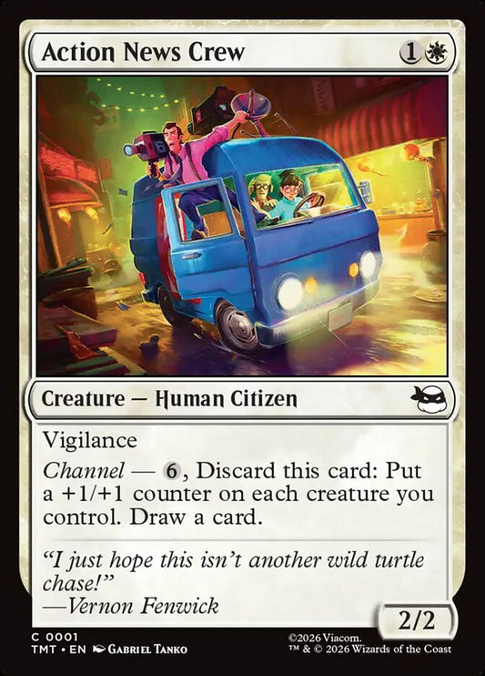 Action News Crew 1/190 (Teenage Mutant Ninja Turtles) 