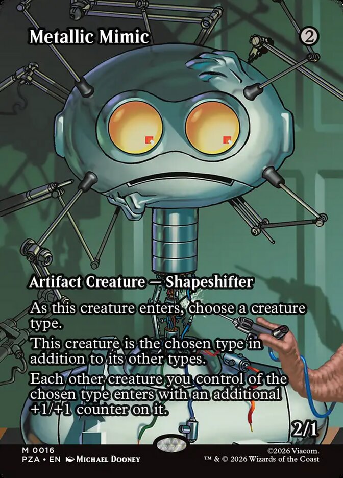 Metallic Mimic 16/20 (Teenage Mutant Ninja Turtles Source Material)  - Borderless Foil