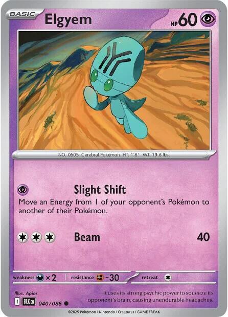 Elgyem 040/086 (SV: Black Bolt) 
