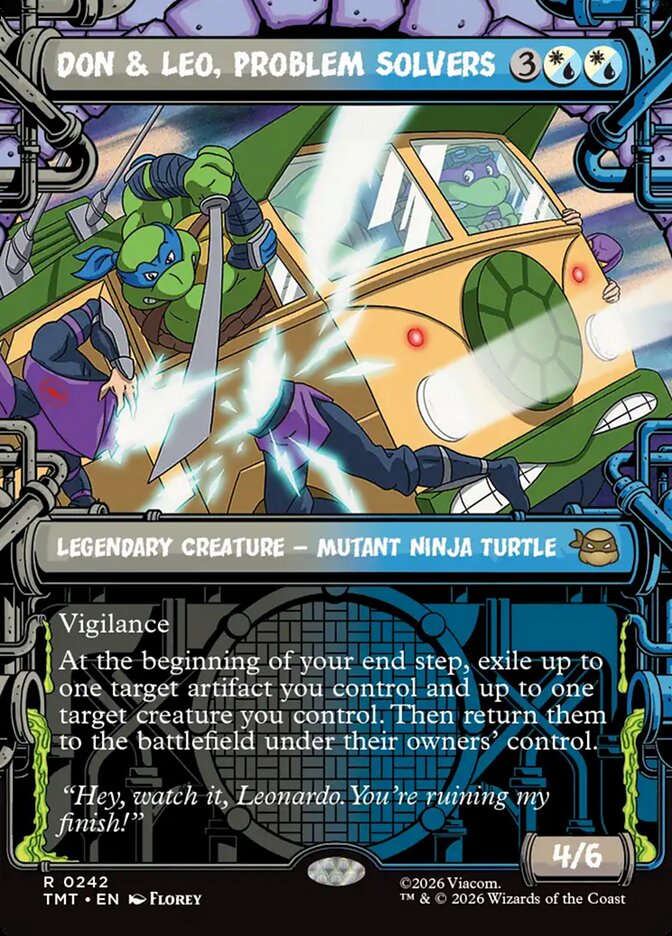 Don and Leo, Problem Solvers 242/190 (Teenage Mutant Ninja Turtles)  - Showcase
