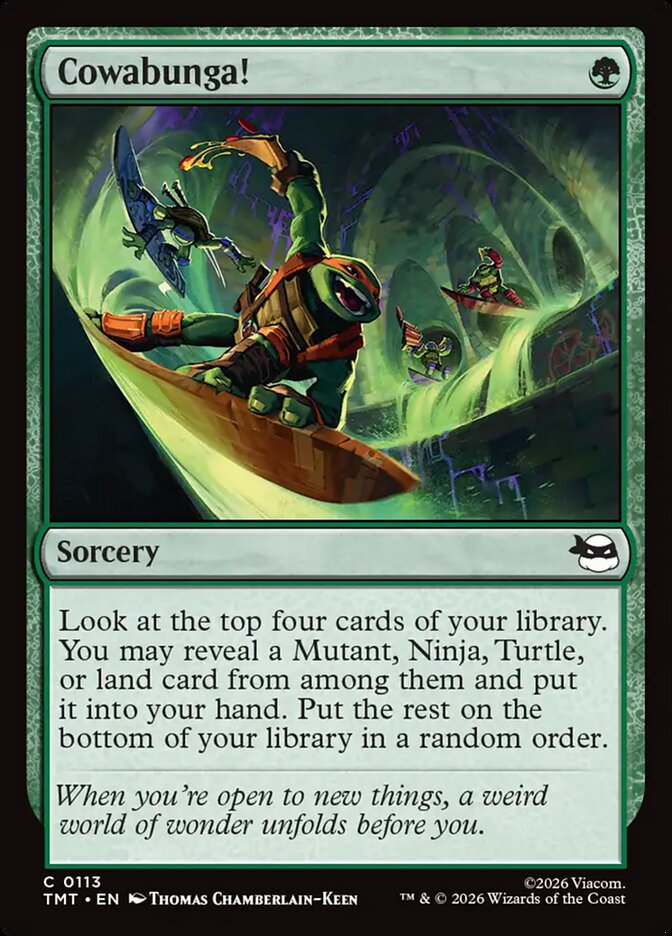 Cowabunga 113/190 (Teenage Mutant Ninja Turtles)  - Foil