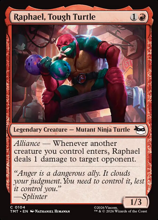 Raphael Tough Turtle 104 (Teenage Mutant Ninja Turtles)  - Foil