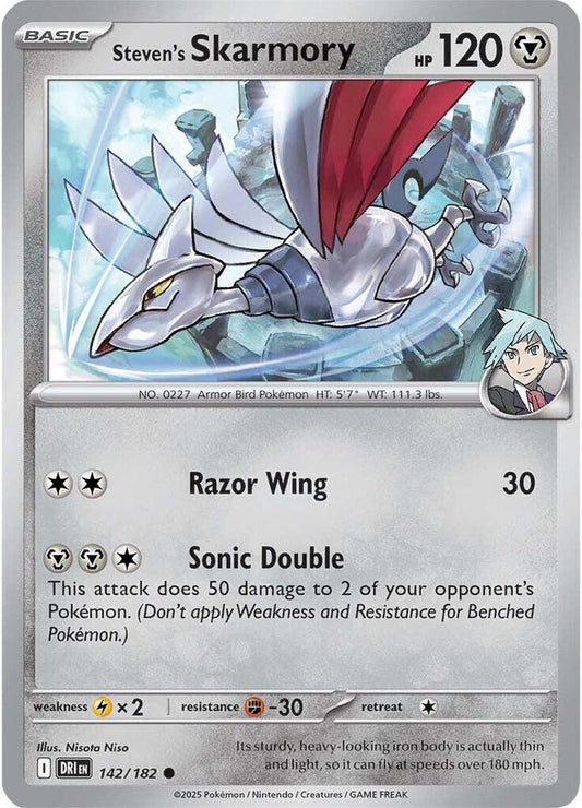 Steven's Skarmory 142/182 (SV10: Destined Rivals) 