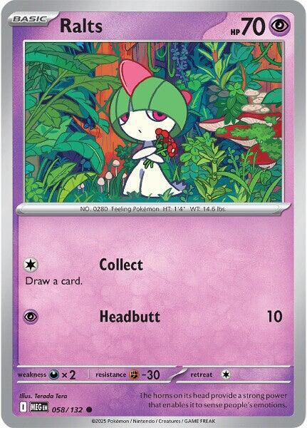 Ralts 058/132 (ME01: Mega Evolution) 