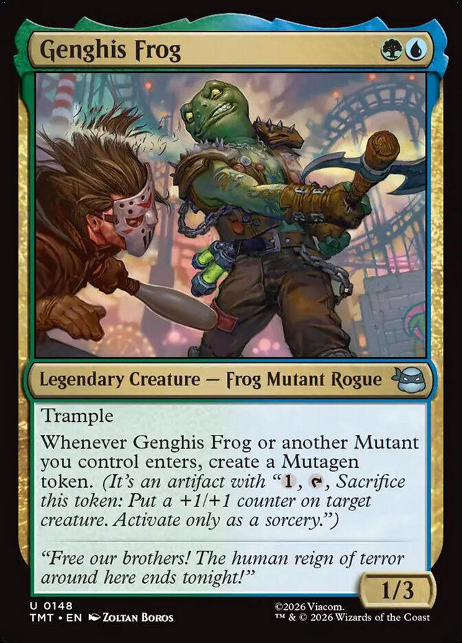 Genghis Frog 148/190 (Teenage Mutant Ninja Turtles) 